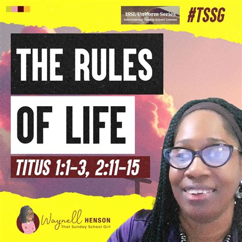 Tssgnotes 📚🙌🏽 ️ The Rules Of Life August 18 2024