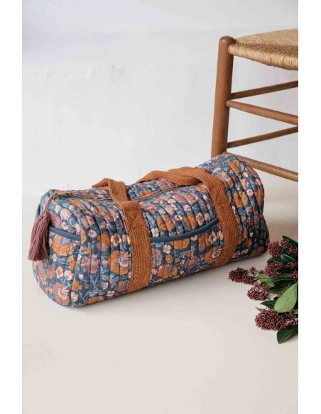 Louise Misha Sac Heures Vaeva Charcoal Bohemian Flowers