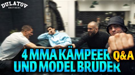 4 MMA Kämpfer Model Brüder beantworten eure Fragen Q A YouTube