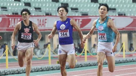 【第107回日本選手権】男子400mh 予選1組 児玉悠作が49秒37で1着：日本陸上競技連盟公式サイト