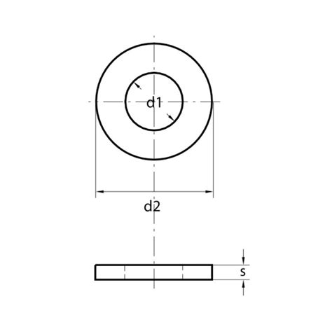 Rondella Fascia Larga Dimensione 5x15x1 5 Mm Uni 6593 Din 9021 Classe