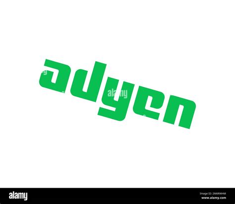 Adyen, rotated logo, white background B Stock Photo - Alamy