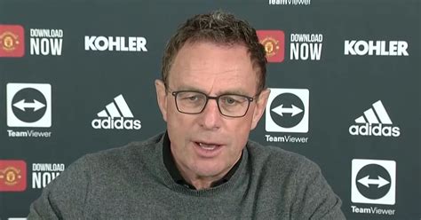 Ralf Rangnick Hits Back At Man Utd Critics And Insists He S Doing Top