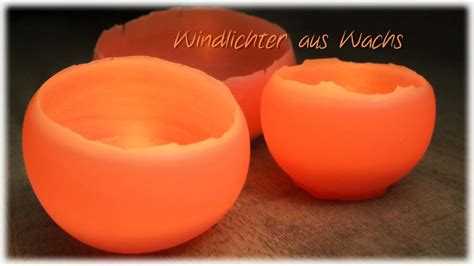 Windlichter Aus Wachs Diy Wax Lantern Youtube