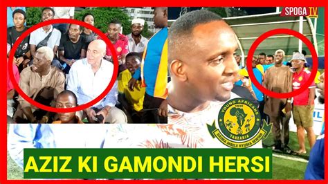 AZIZ KI Na GAMONDI TAZAMA WATUA VIWANJA VYA JMK PARK INJINIA HERSI NAE