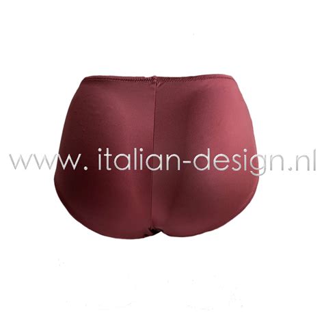 Ambra Lingerie Slips Titanium Culotte Rood Italian Design