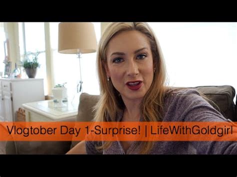 Vlogtober Day Surprise Lifewithgoldgirl Youtube