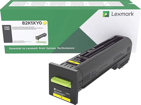 Amazon Lexmark 82K1XY0 CX825 CX860 Yellow Extra High Yield Return