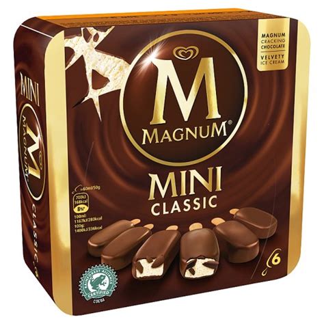 Magnum Mini Classic Vanília Multipack Jégkrém 6 X 60 Ml Tesco Online