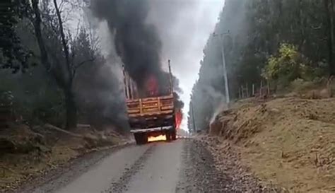 Ataque Incendiario En Collipulli Dej Cami N Forestal Reducido A