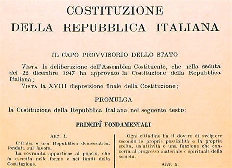 La Costituzione Italiana Compie 75 Anni Patronato Inpal