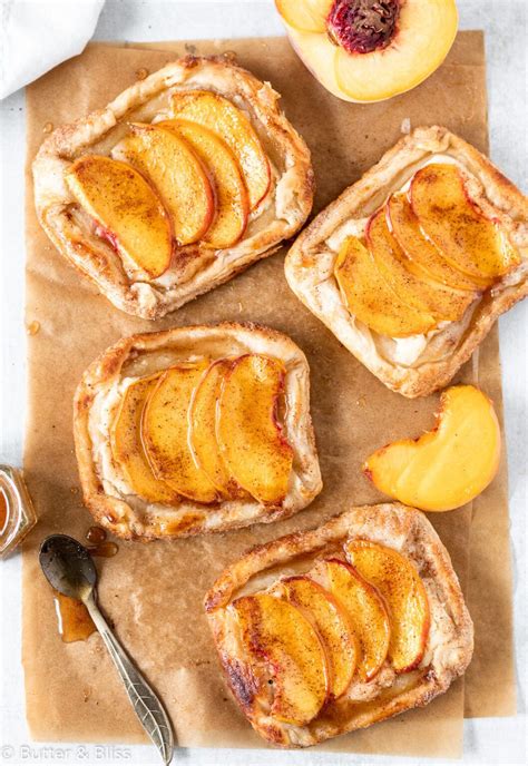 Celebrate Peach Season With These Mini Peach And Cream Cheese Tarts