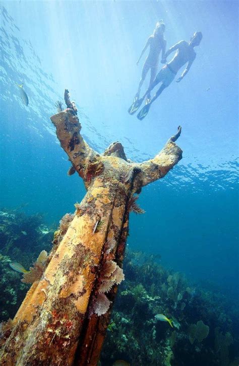 Christ Of The Abyss Key Largo Florida Neither Height Nor