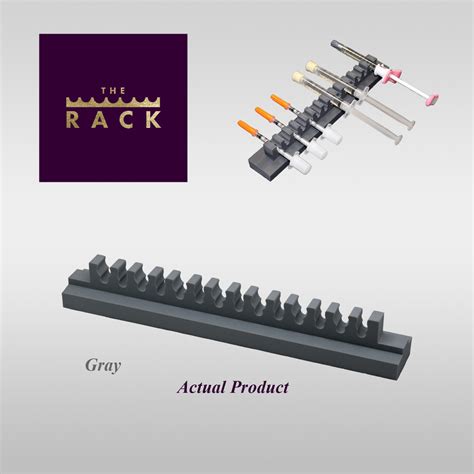 The Rack The Ultimate Syringe Holder In Gray Aesthetic Record