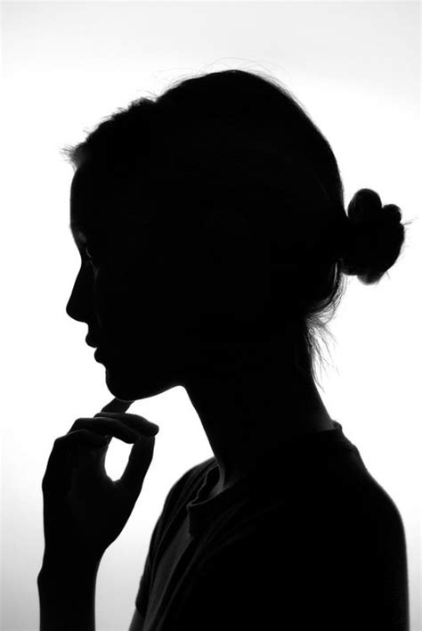 Silhouette Silhouette Photography Black And White Portraits