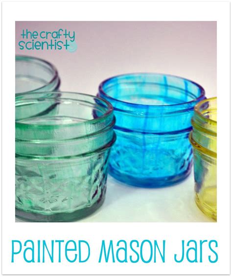 Modge Podge And Food Coloring To Paint Mason Jars Painted Mason Jars