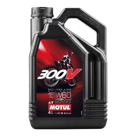 MOTUL 300V 15W60 OFF ROAD 4 LITRES - KGB Motorcycle Distribution