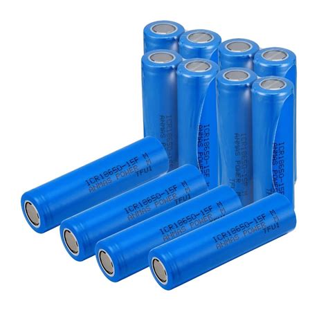 Anmas Power 12pcs Lot ICR18650 15F Rechargeable Li Ion Battery For