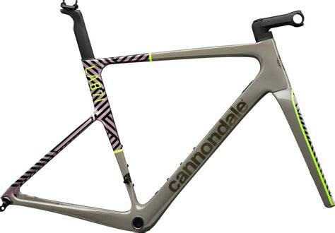 Cannondale LAB71 SuperSix EVO Frameset 2023 Stealth Acid Lime Bikeland