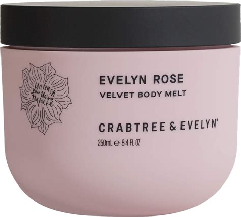 Crabtree And Evelyn Evelyn Rose Body Melt 84 Fl Oz Newest Formulascent Beauty