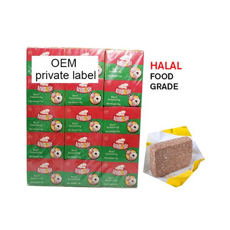 2024 New Arrival Halal Beef Stock Cube Bouillon For African Market