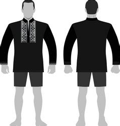 Naked Standing Man Royalty Free Vector Image VectorStock