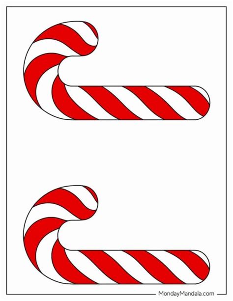 44 Candy Cane Templates Free Pdf Printables