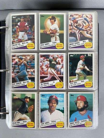 Topps And Topps Traded Baseball Sets Matthew Bullock Auctioneers