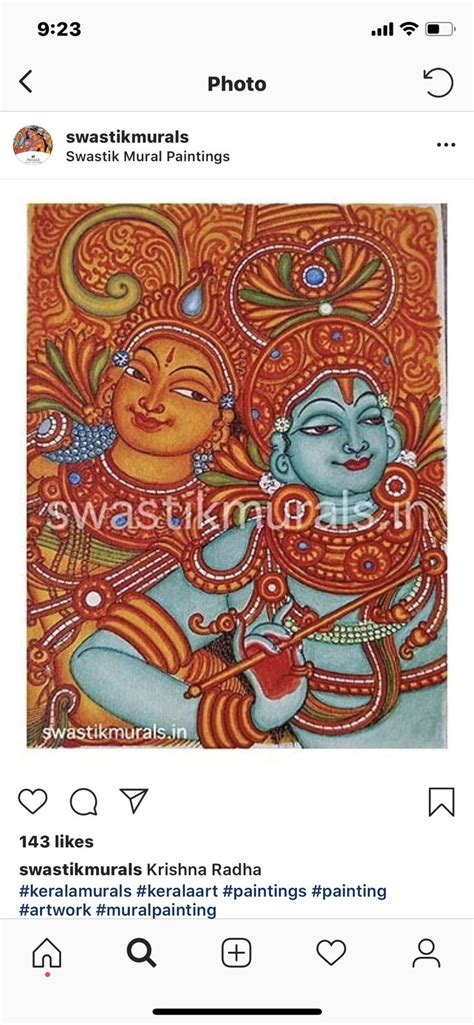 Pin On Kerala Mural Painting Kerala Mural Painting Modern Art Canvas