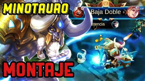 MINOTAURO MONTAJE MOBILE LEGENDS BANG BANG YouTube