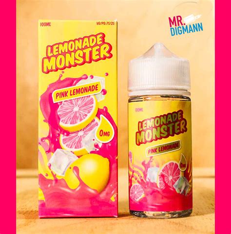 Monster Lemonade Pink 3mg24mg Mr Digmann