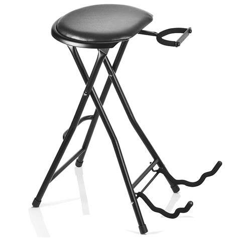 Guitar Stool Seat Foldable Guitar Chair With Guitar Hanger Reverb