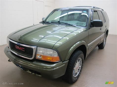 2001 Medium Sage Green Metallic Gmc Jimmy Sle 4x4 58607840 Photo 4 Car Color