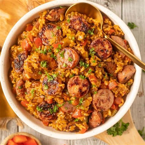 Cajun Dirty Rice With Smoked Sausage Southern Buttermilk Pie