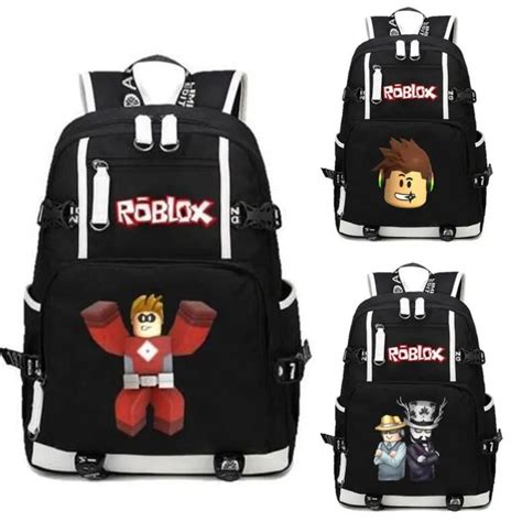 Roblox R Super Mario Bro Backpack Game Bag Students Book Laptop