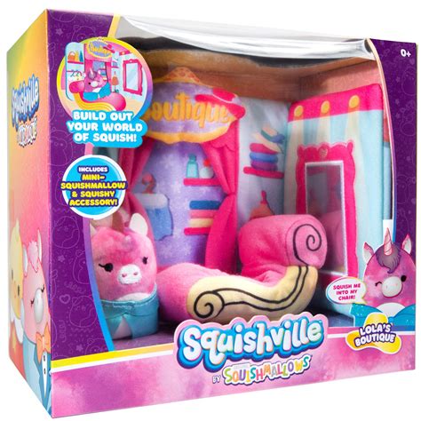 Squishville By Squishmallow Boutique Play Scene Lola Soft Mini