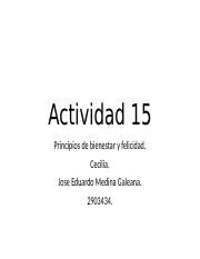 Actividad 15 Pptx Actividad 15 Principios De Bienestar Y Felicidad