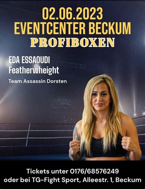 Boxingmeetsbeauty On Twitter Fightweek Germanys Eda Essaoudi