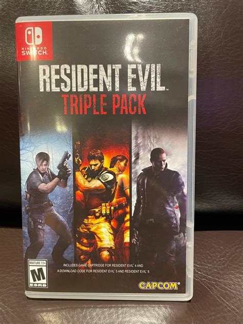 Resident Evil Triple Pack Switch 電子遊戲 電子遊戲 Nintendo 任天堂 Carousell