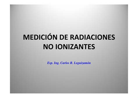 PDF MEDICIÓN DE RADIACIONES NO IONIZANTES DOKUMEN TIPS