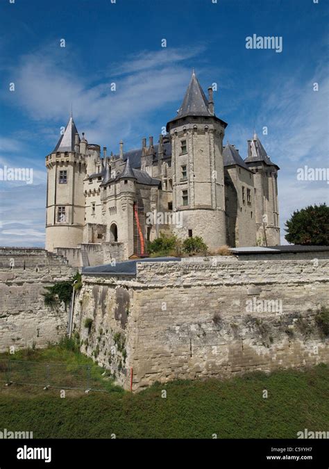 The Chateau De Saumur Castle Loire Valley France Stock Photo Alamy