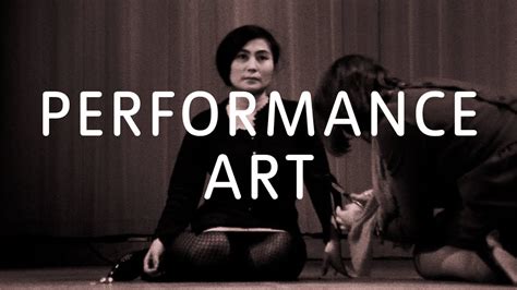 An Introduction to Performance Art | TateShots - YouTube