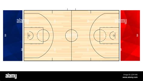 Blank Basketball Court Dimensions