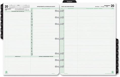 Amazon Day Timer Reference Dated Two Page Per Day Organizer