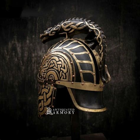 Viking Helmet Dragon Helmet Knight Helmet Steel Helmet Knight Turin ...