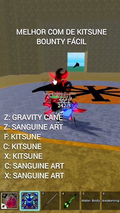 Combo Fácil De Kitsune🦊🦊🔥🔥 Roblox Bloxfruts Bountyhunter Bloxfruits