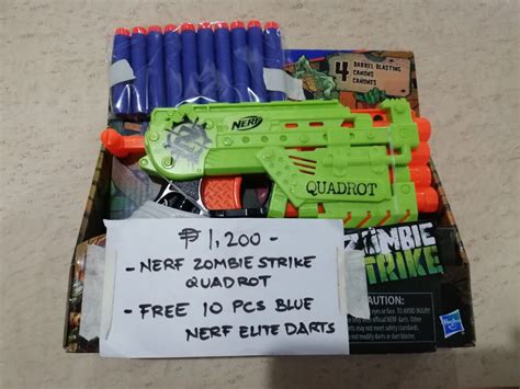 Nerf Zombie Strike Quadrot, Hobbies & Toys, Toys & Games on Carousell