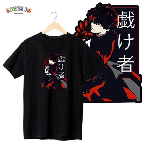 Persona 5 Anime Shirt Tshirt For Men For Women Shirts Ph Shopee