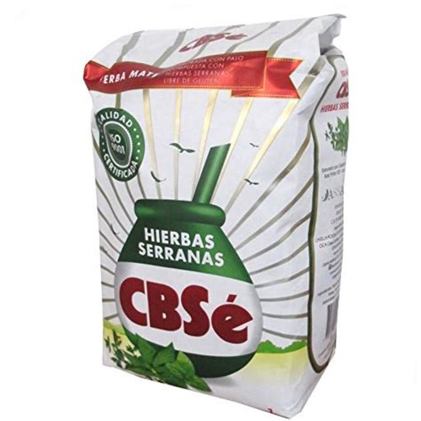 Yerba Mate Cbsé Hierbas Serranas 1Kg la Botica de Amalia