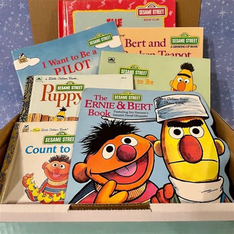 Sesame Street Books Bert Ernie Gift Set Bert And Ernie Books